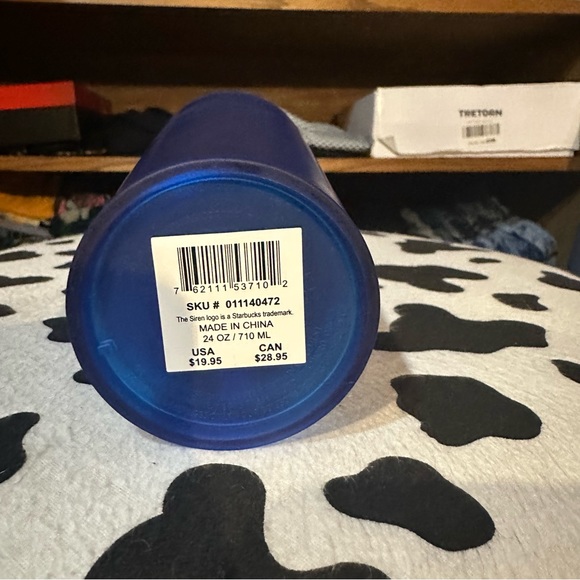 Blue frosted Starbucks Tumbler - Picture 4 of 4